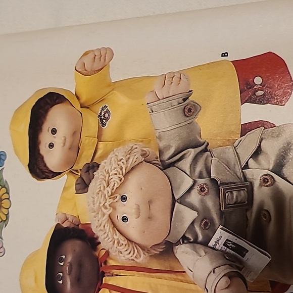 Cabbage Patch Kids Butterick Sewing Pattern 3152 Rain Wear Uncut - Picture 4 of 8